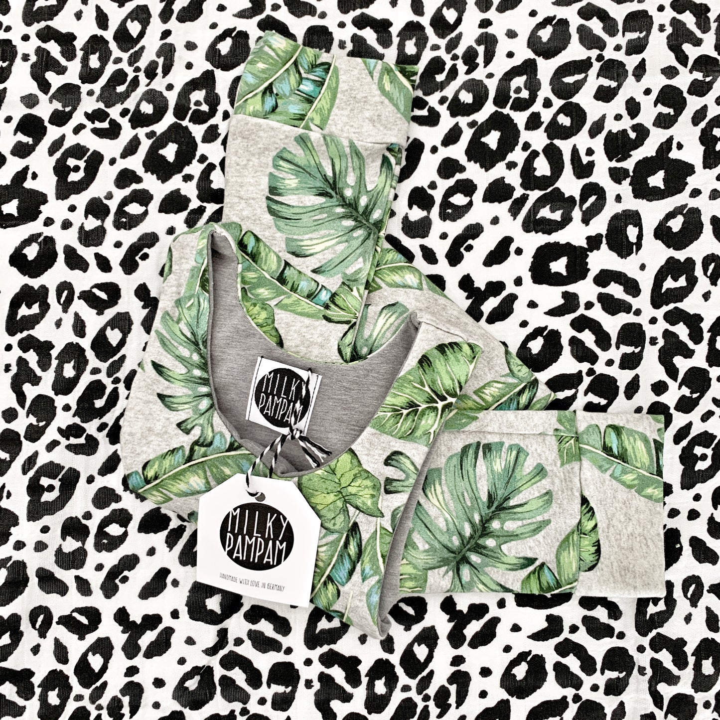 Sofortverkauf Simple Bib Halstuch Jungle Grey Melange