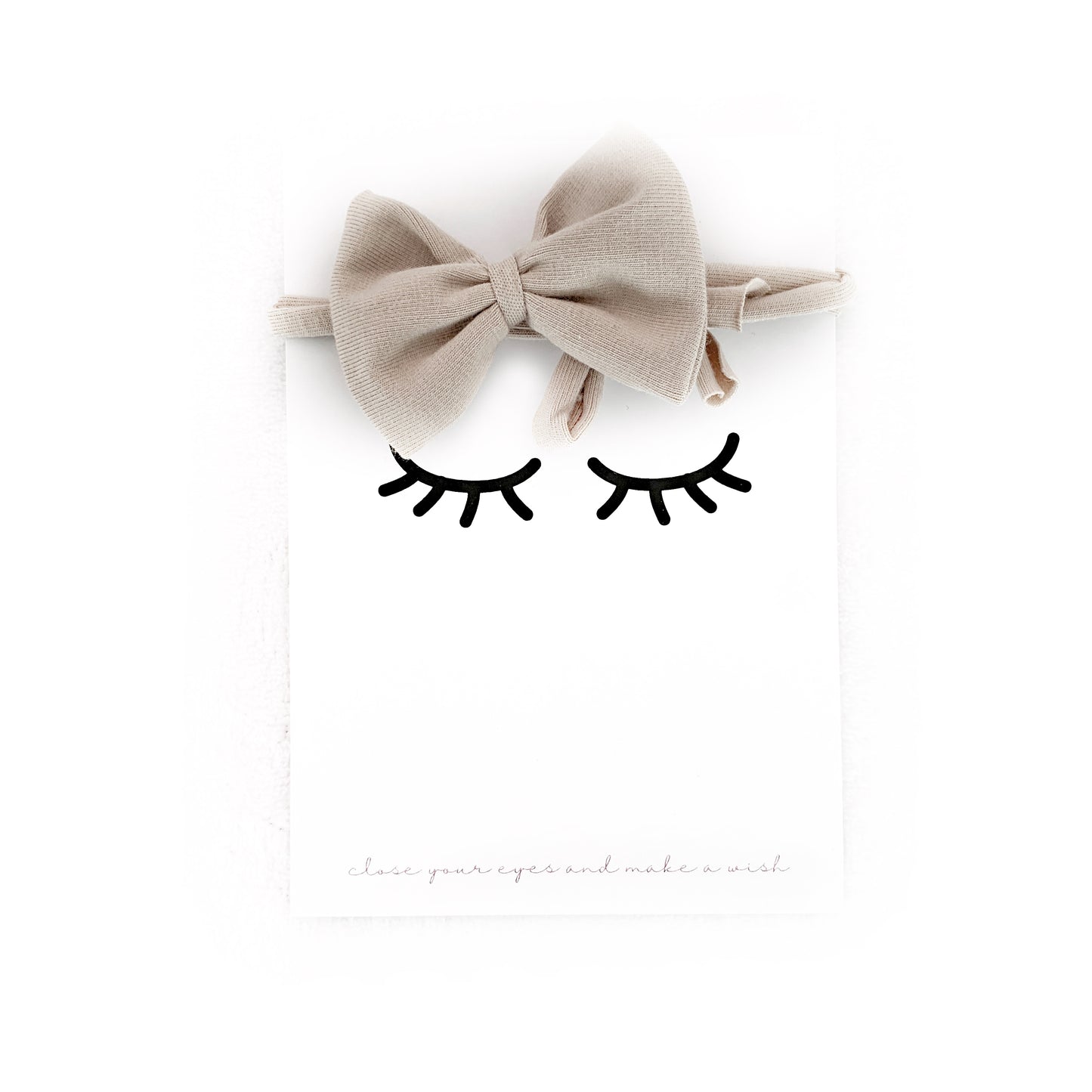 Sofortverkauf One Size Bow Hair Band Sand