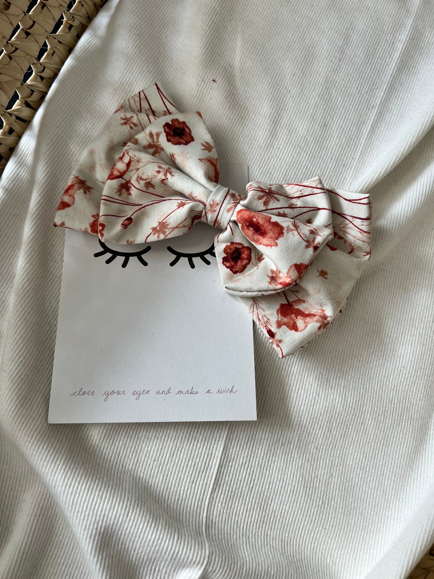 Sofortverkauf Double Bow Hair Clip Poppy