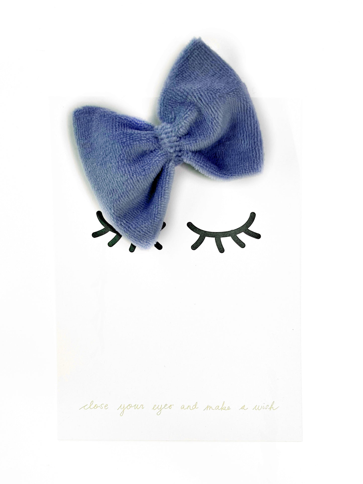 Sofortverkauf Bow Hair Clip Velvet nude