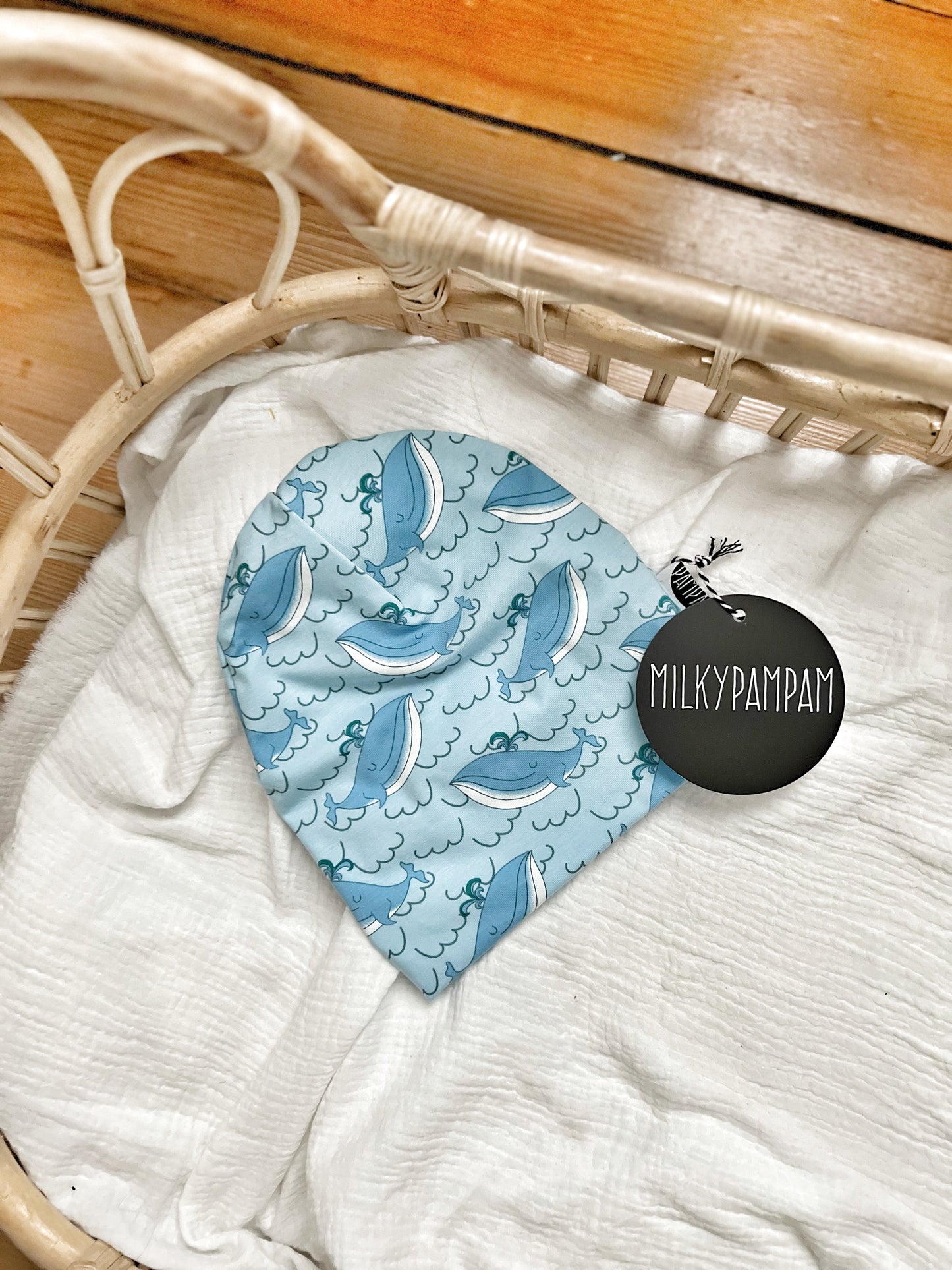 Size 2 : 45-50 cm Sofortverkauf Beanie Mütze Winter Whale