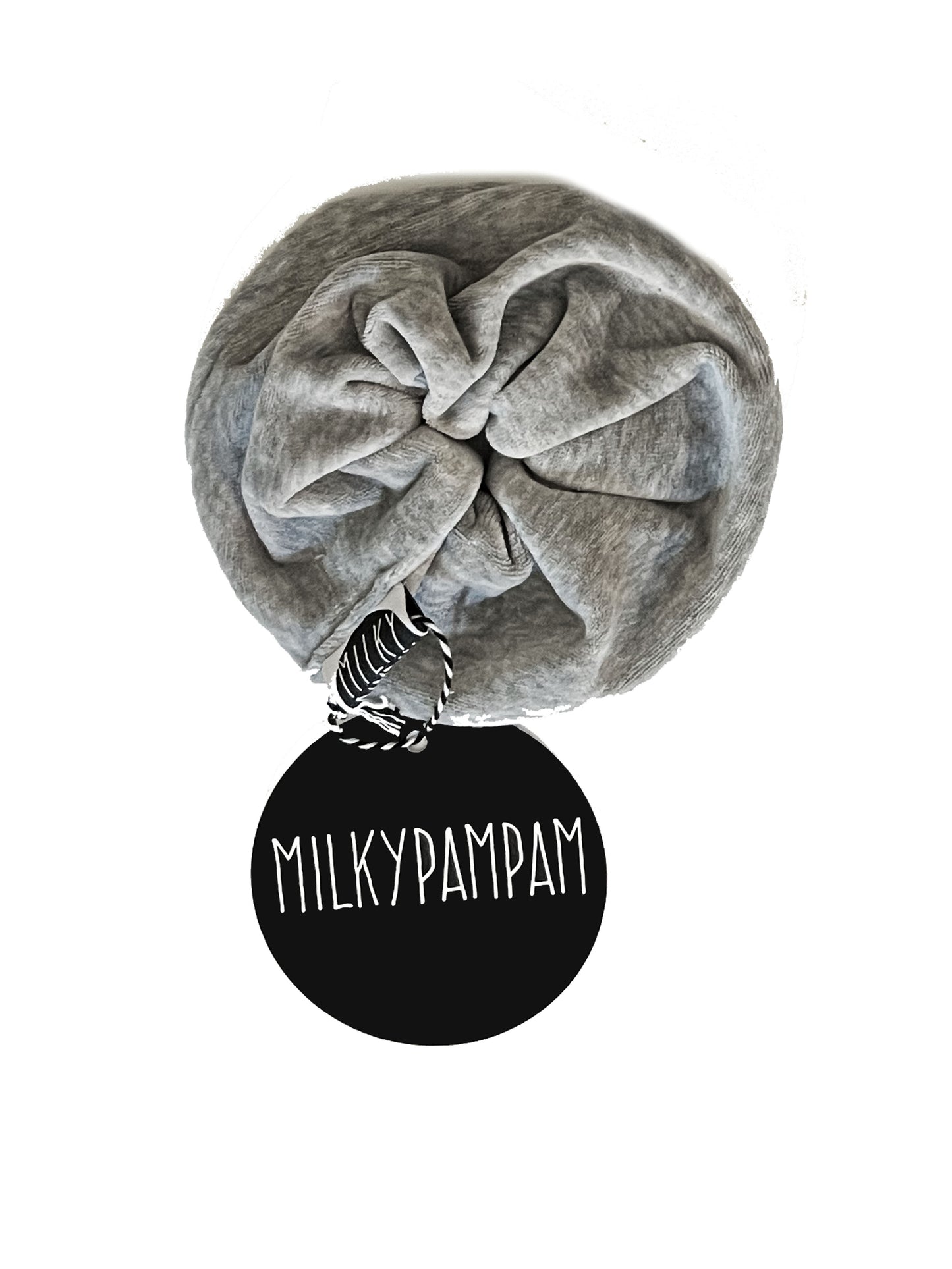 Sofortverkauf Scrunchie Grey Melange Velvet