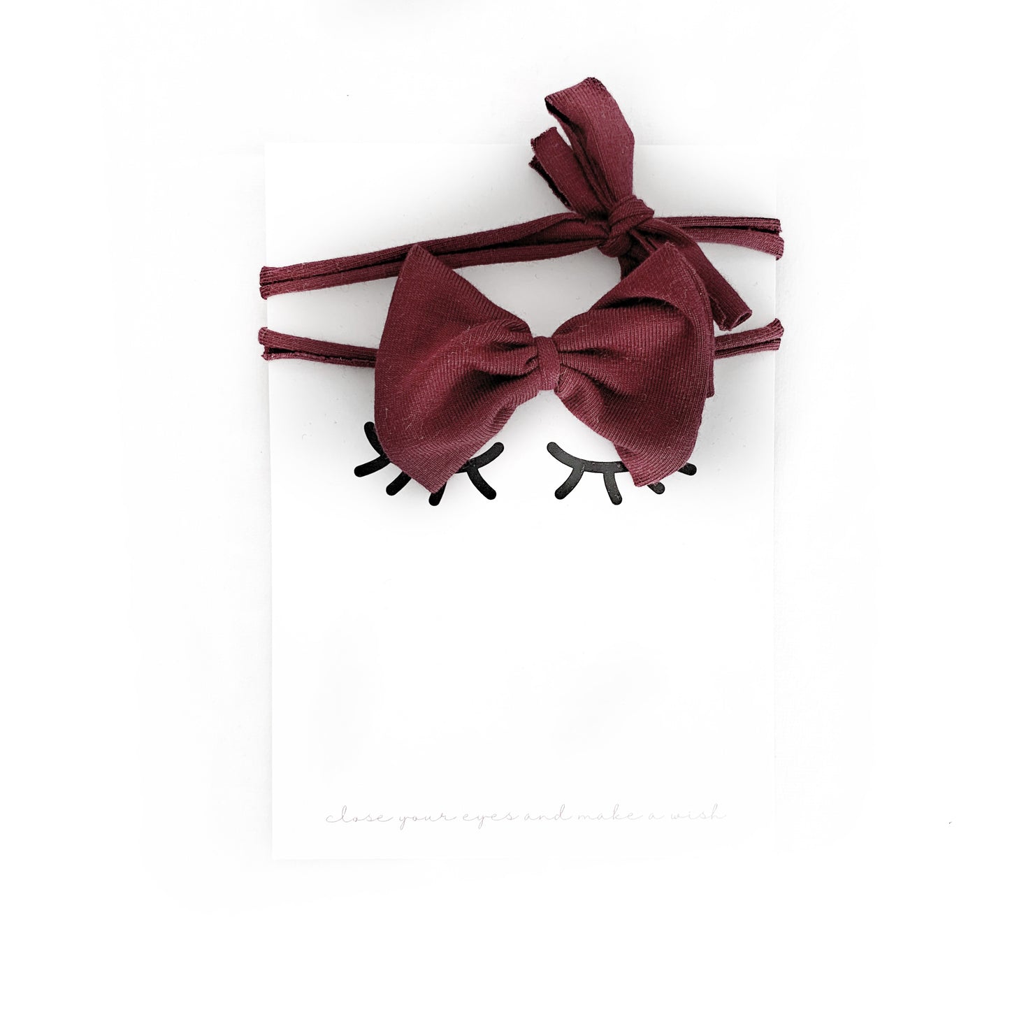 Sofortverkauf One Size Bow Hair Band Purpur