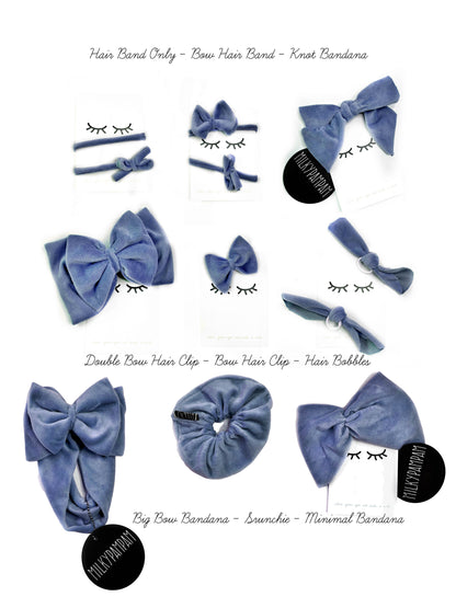 Hair Accessoires Blue Velvet