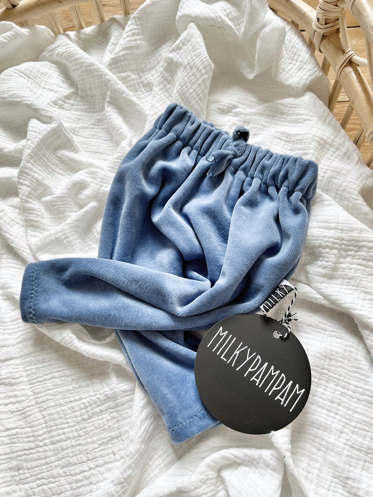 Cosy Pants (+Träger) Blue Velvet