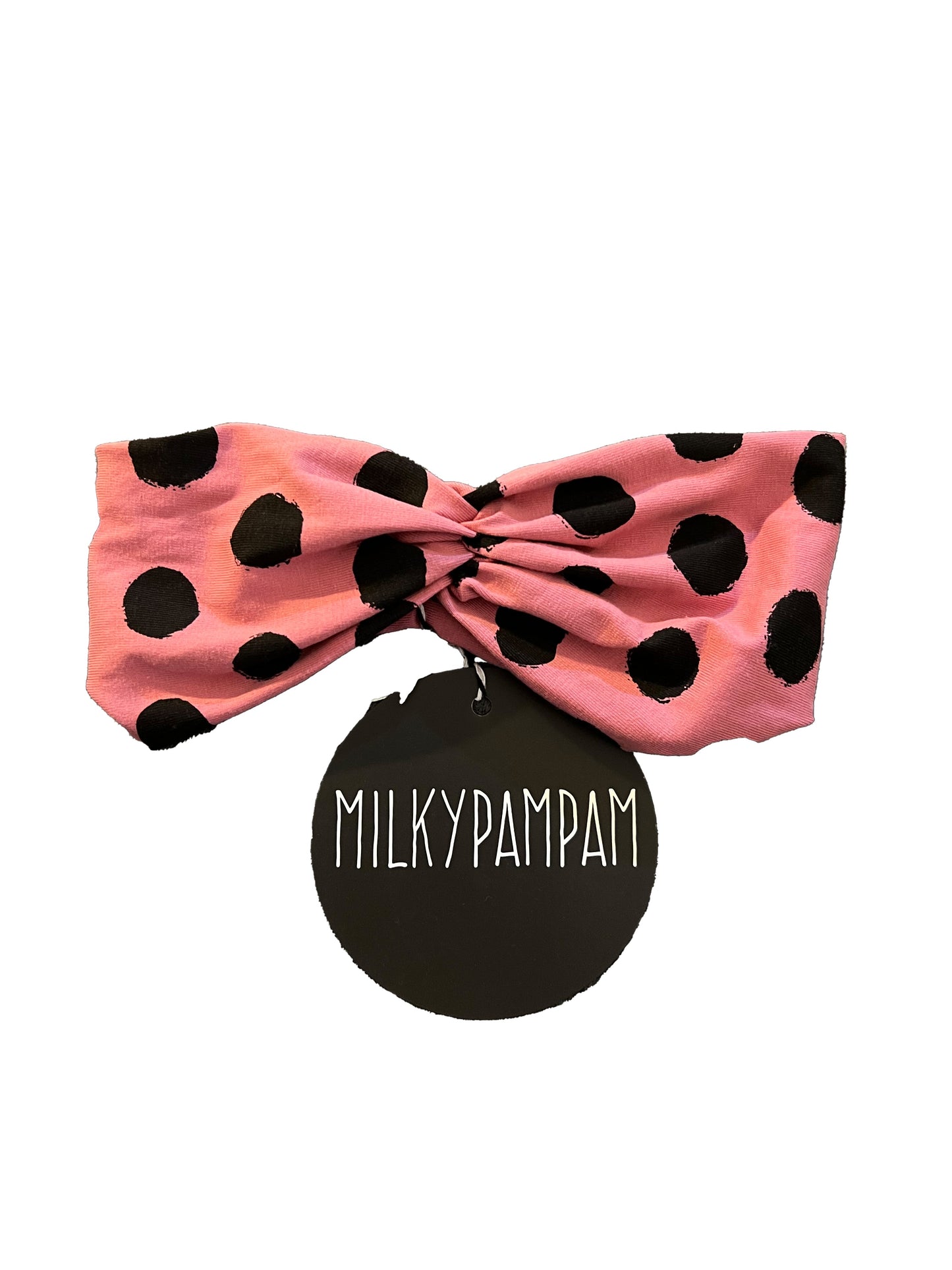 Size 2 : 45-50 cm Sofortverkauf Minimal Bandana Maxi Dots Pink