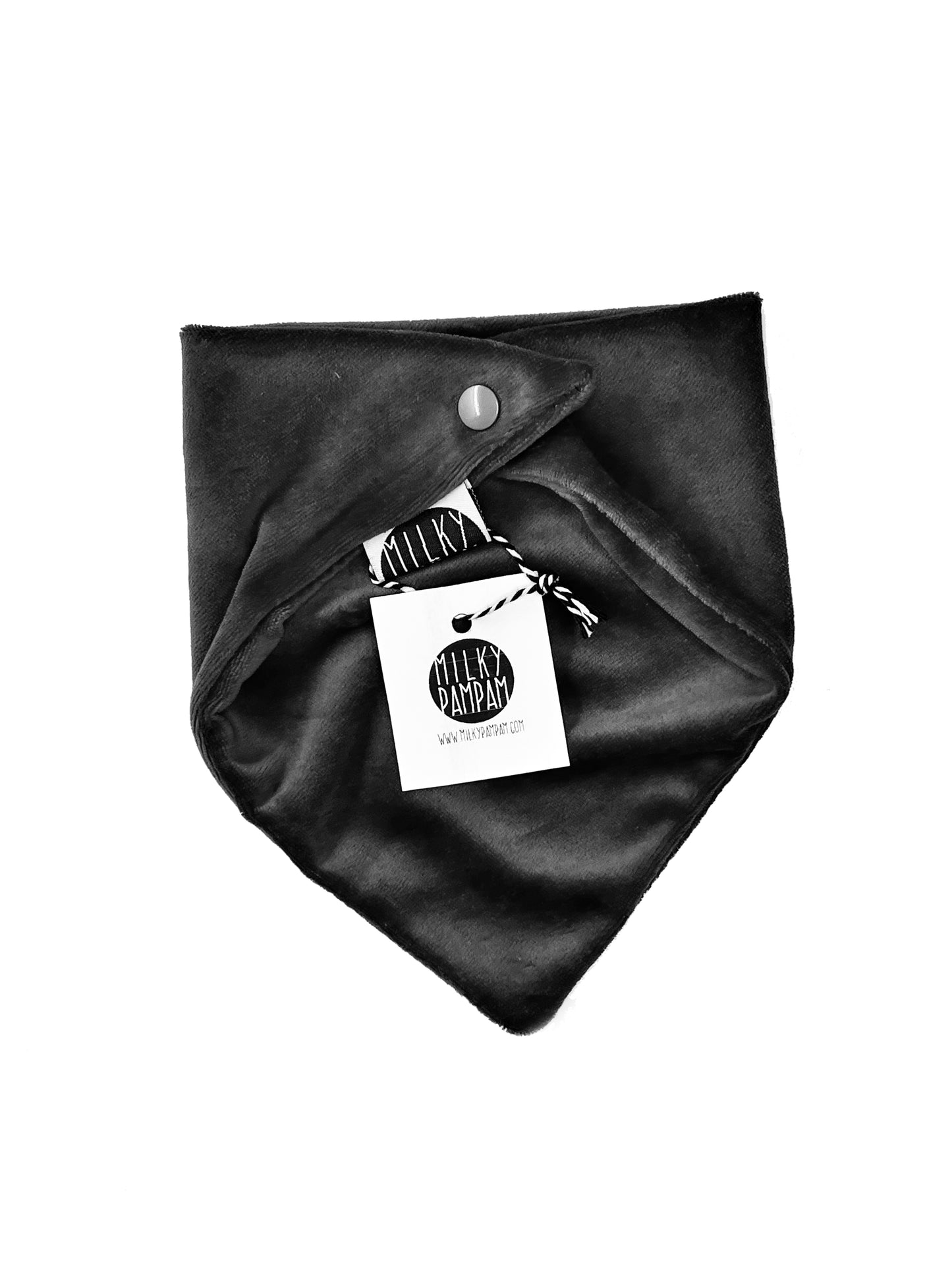 Simple Bib Black Velvet