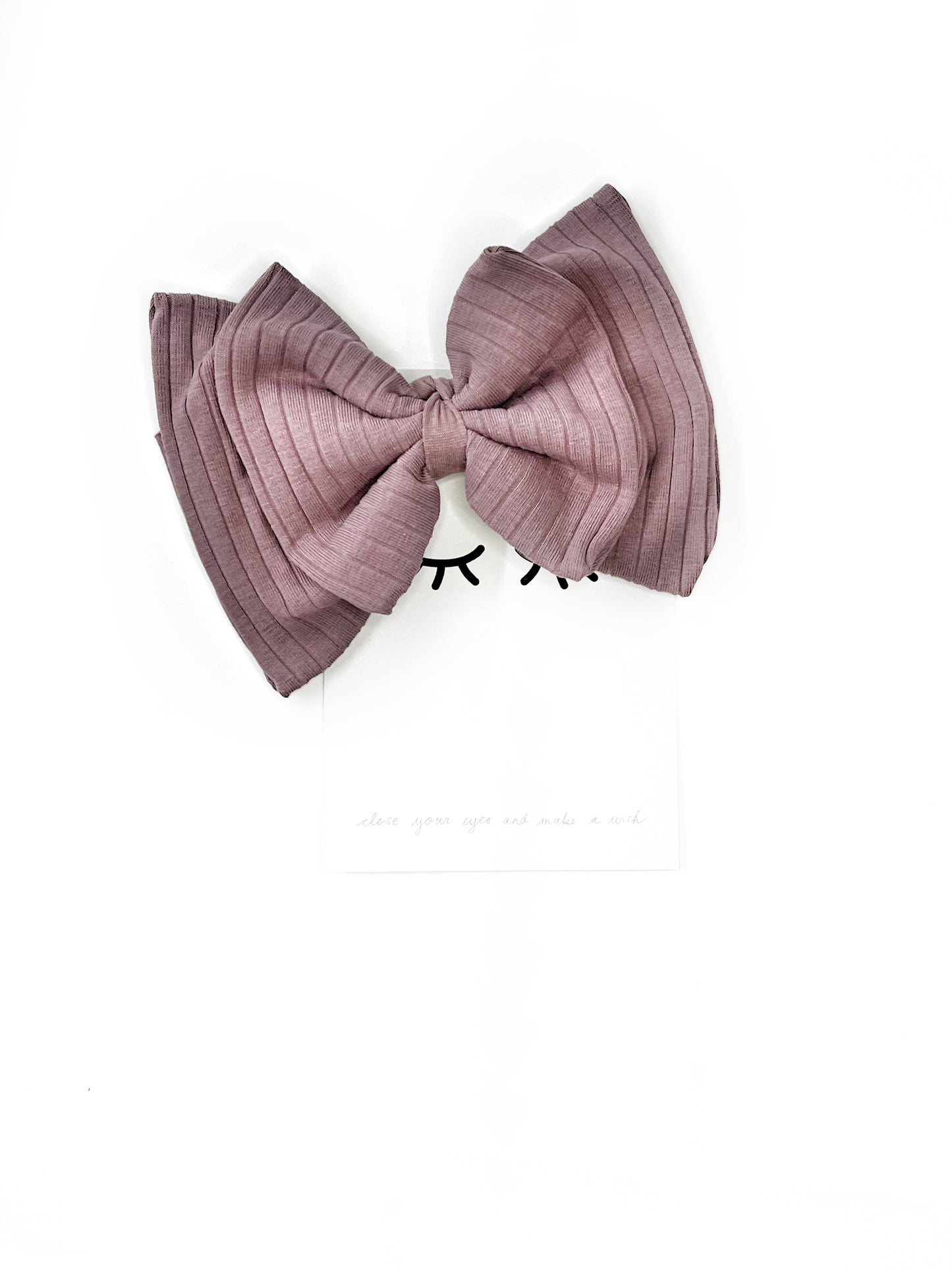 Hair Accessoires Mauve Rib