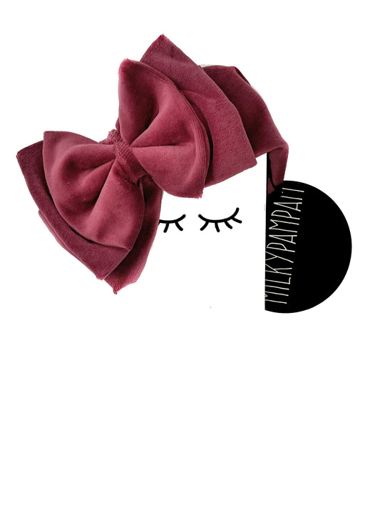 Size 0 : 35-40 cm Sofortverkauf Big Bow Bandana Red Velvet