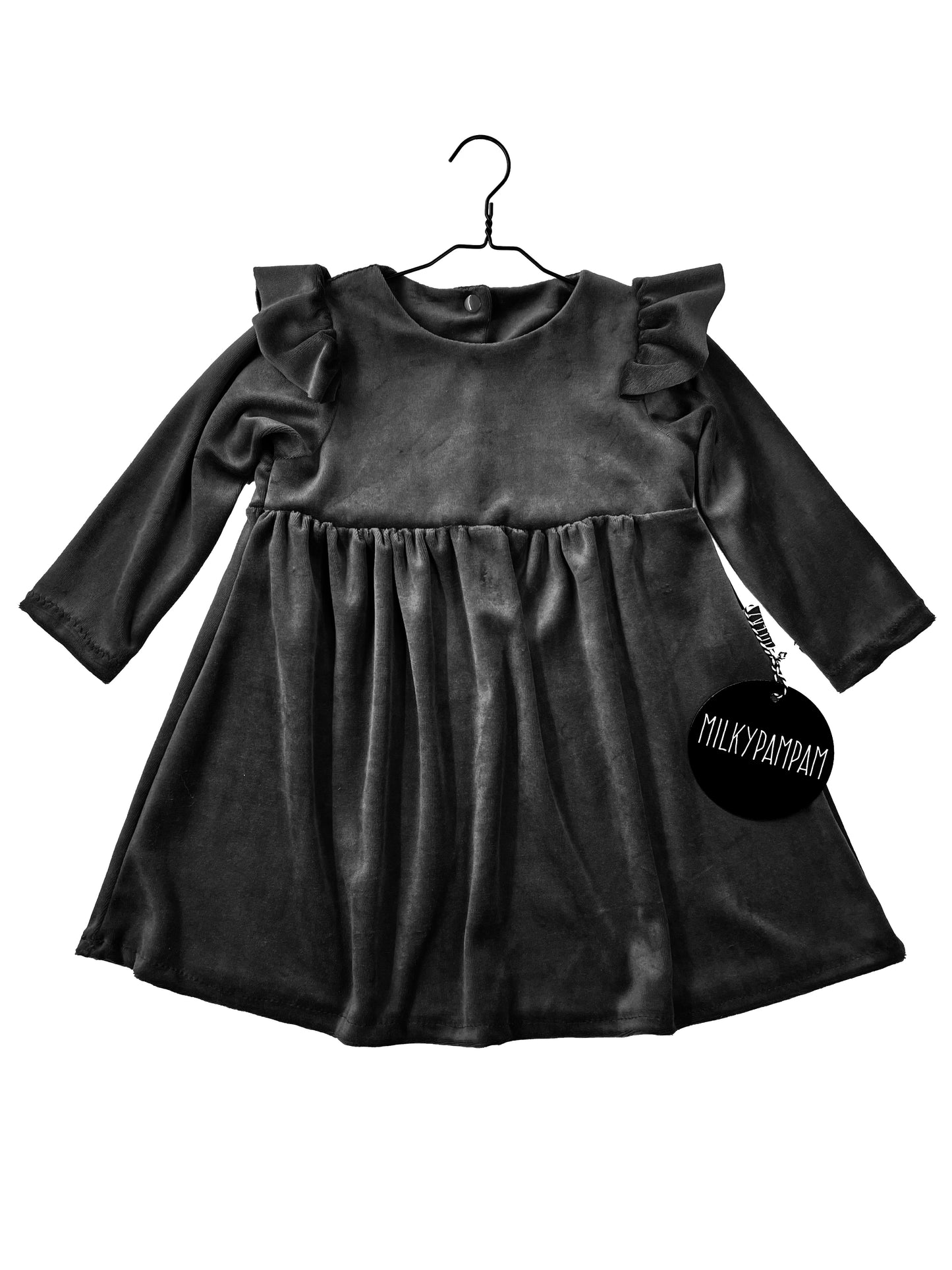 Joy Dress Black Velvet