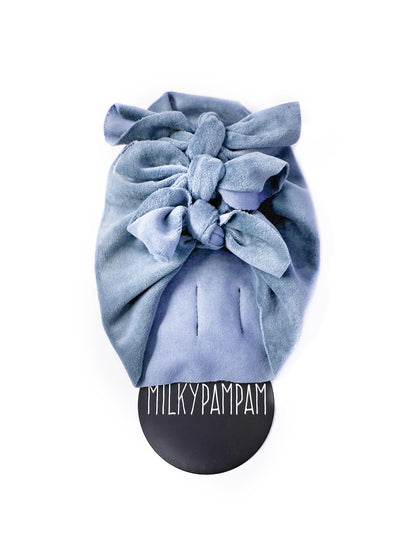 Turban Blue Velvet