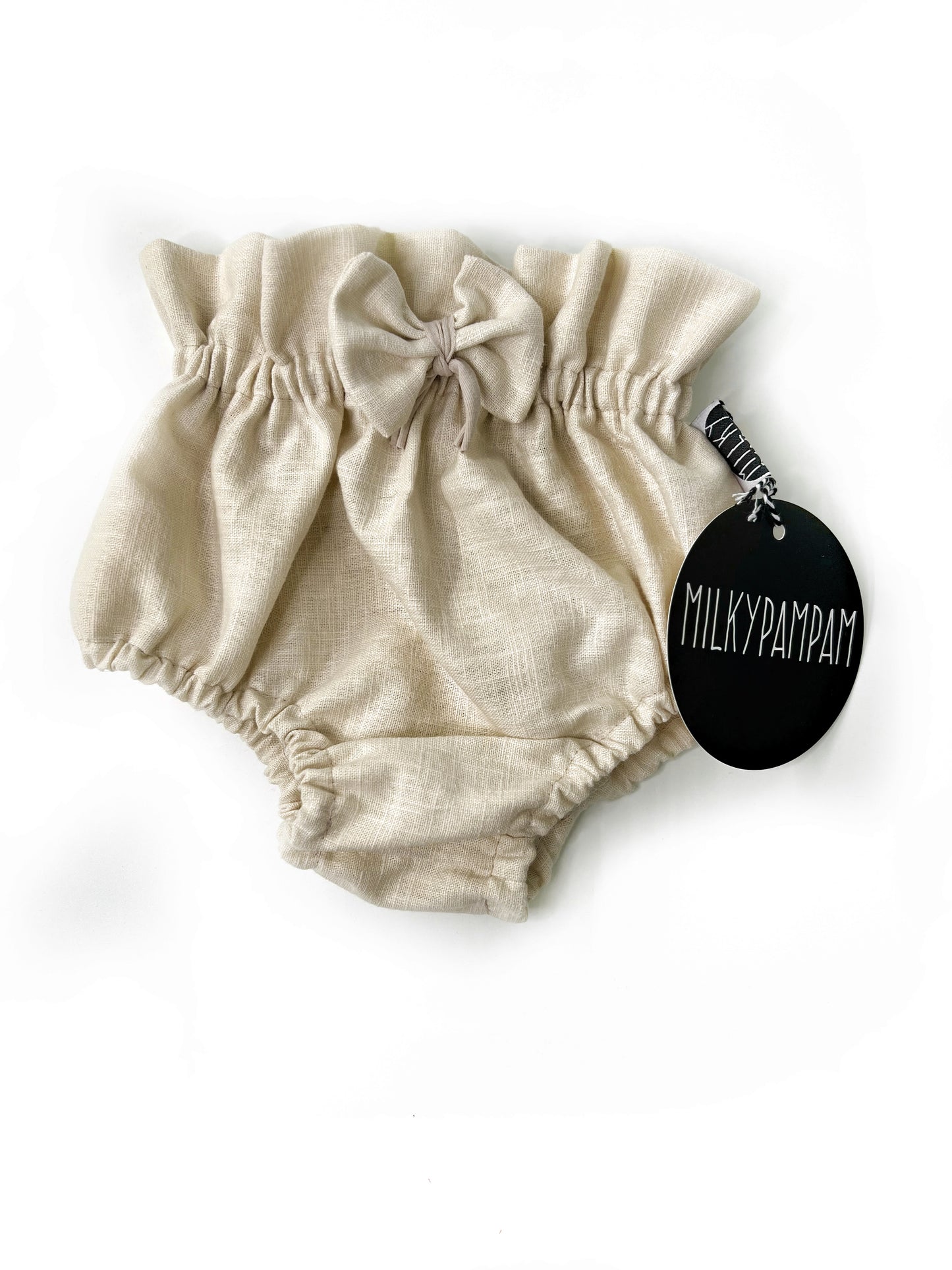 Paperbag Bloomers Sand Linen