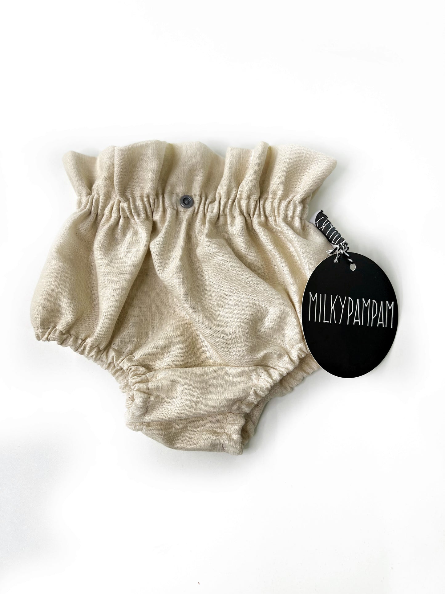 Paperbag Bloomers Sand Linen