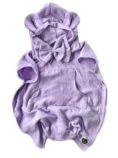 Poncho Musselin Lavender