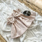Paperbag Skirt Nude Linen