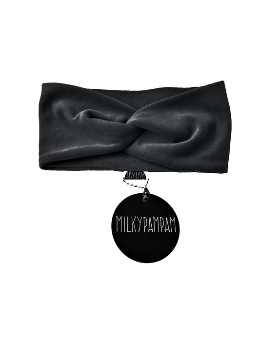 Size 4 : Erwachsene Sofortverkauf Twist Bandana Black Velvet