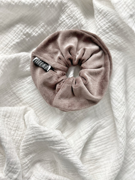 Sofortverkauf  Scrunchie Taupe Velvet