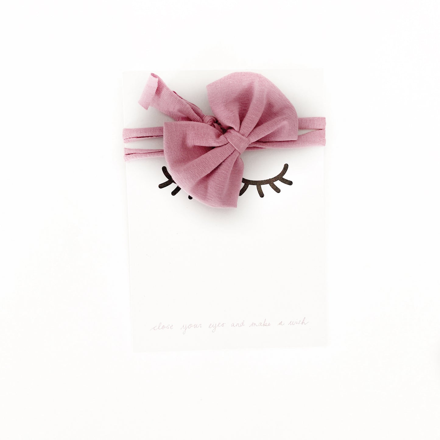 Sofortverkauf  One  Size  Bow Hair Band Dusty Pink