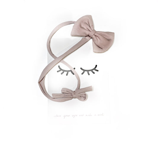 Sofortverkauf  One  Size  Bow Hair Band Nude