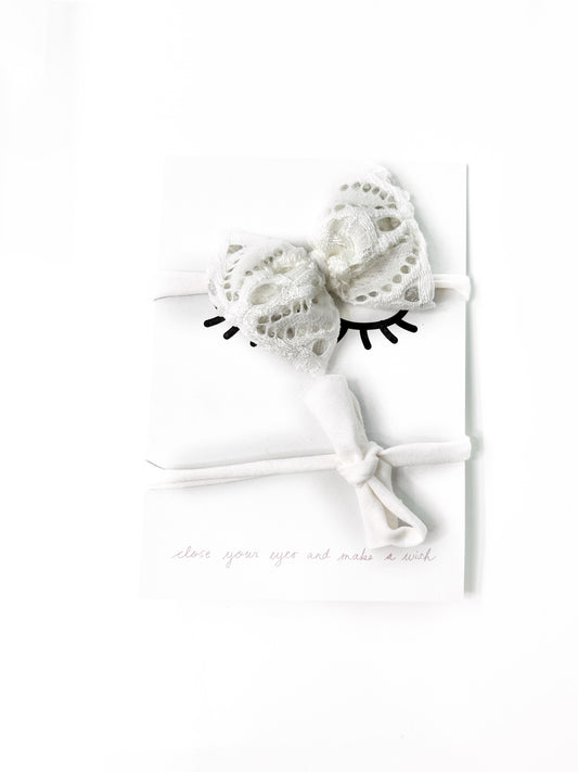 Sofortverkauf One Size  Bow Hair Band Delicate Lace