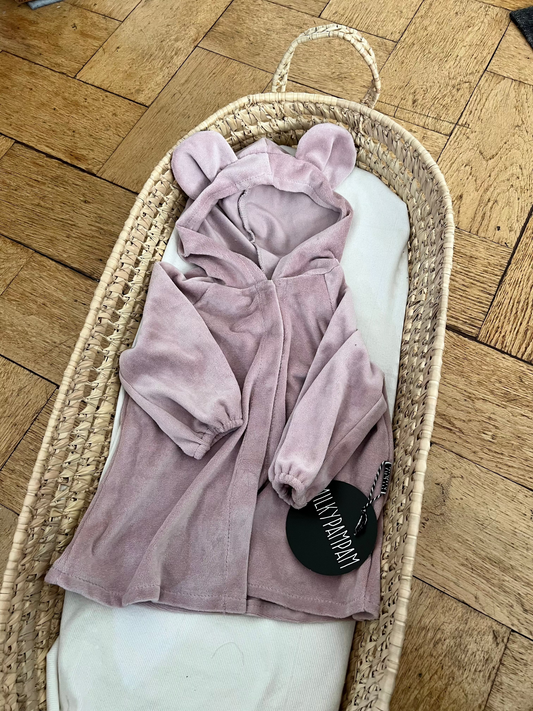 Size 2 : 80/86 cm Sofortverkauf Hoodie Cardigan mit Ohren  Nude Velvet