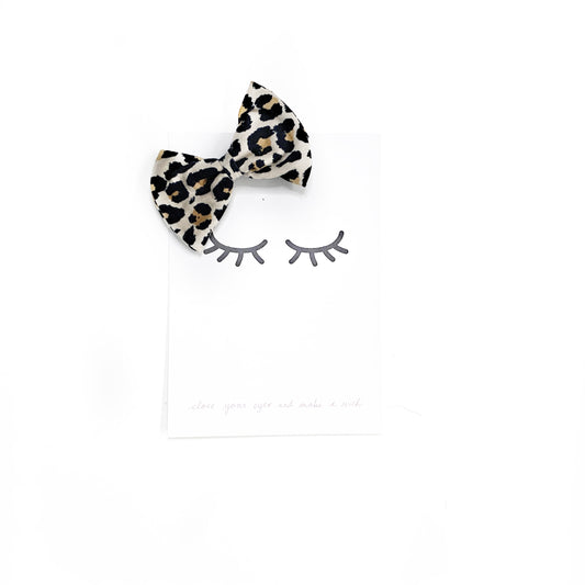 Sofortverkauf  Bow Hair Clip Leopard