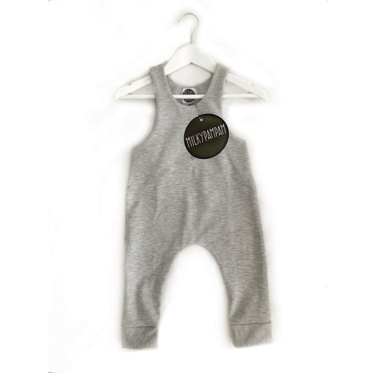 Size 2 : 80/86 cm, Sofortverkauf Pampamsuit Grey Melange French Terry