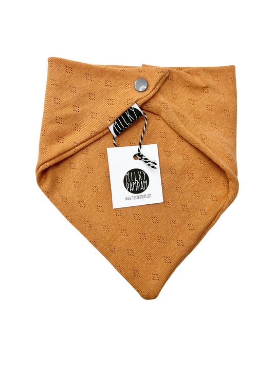 Sofortverkauf  Halstuch Simple Bib Pointelle Apricot