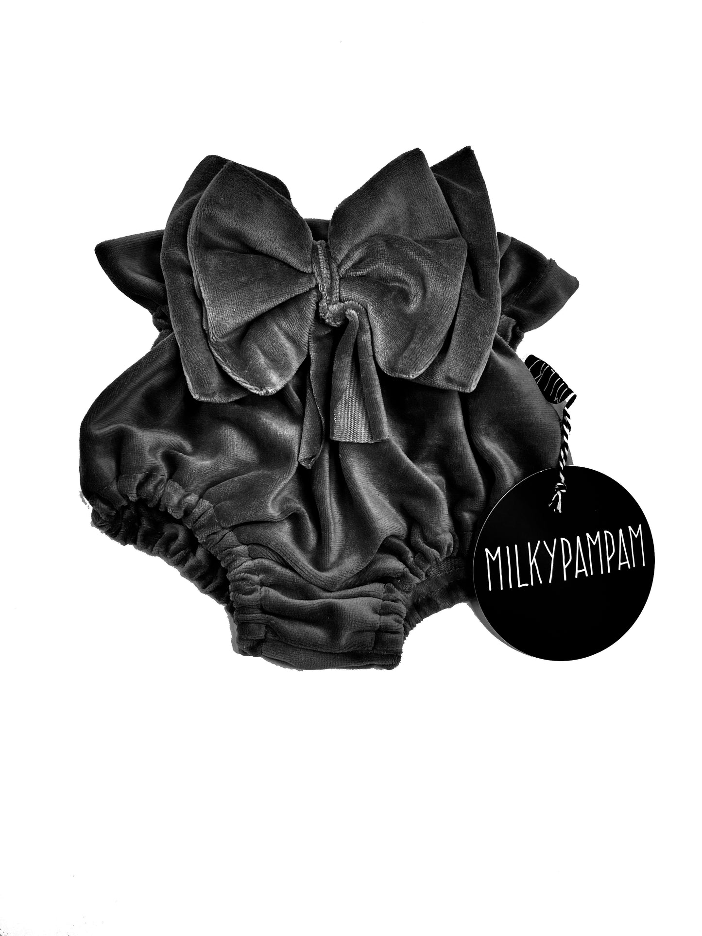 Paperbag Bloomers Black Velvet