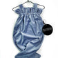 Paperbag Suit Blue Velvet