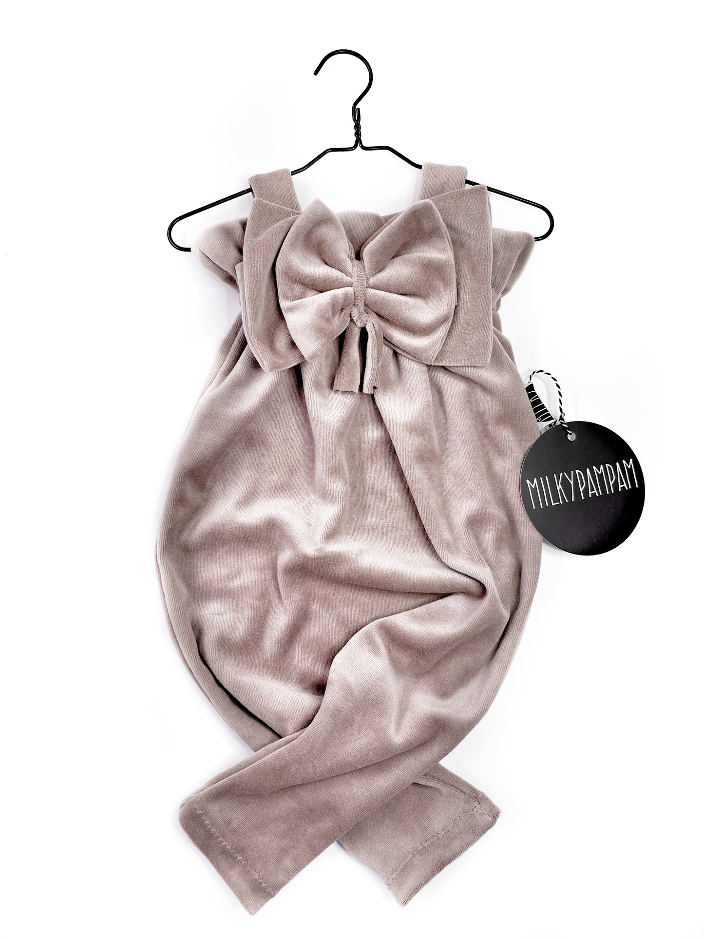 Paperbag Suit Nude Velvet
