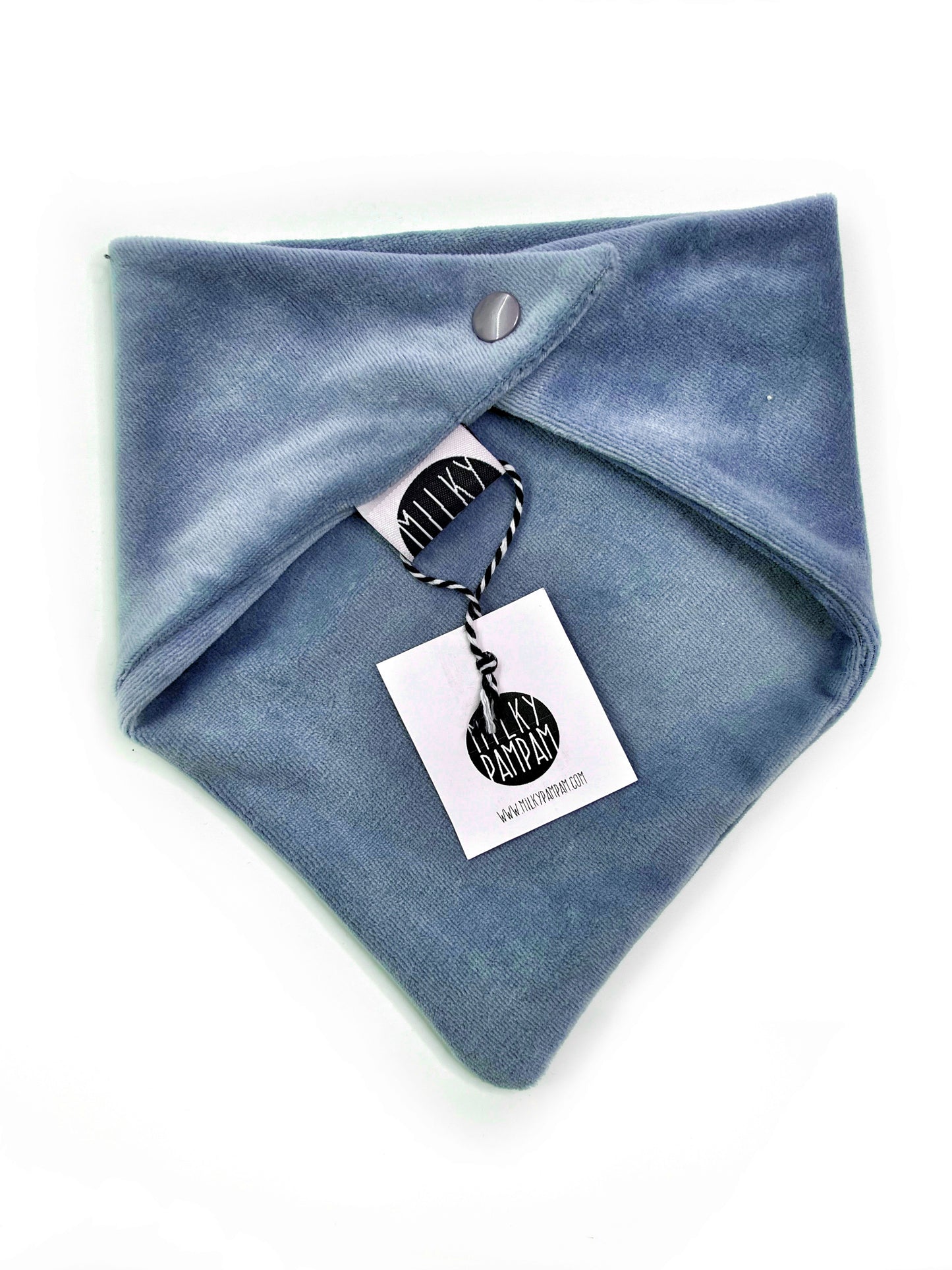 Simple Bib Blue Velvet