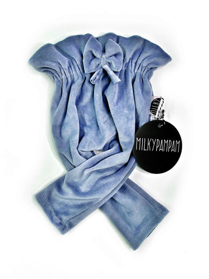 Paperbag Pants Blue Velvet