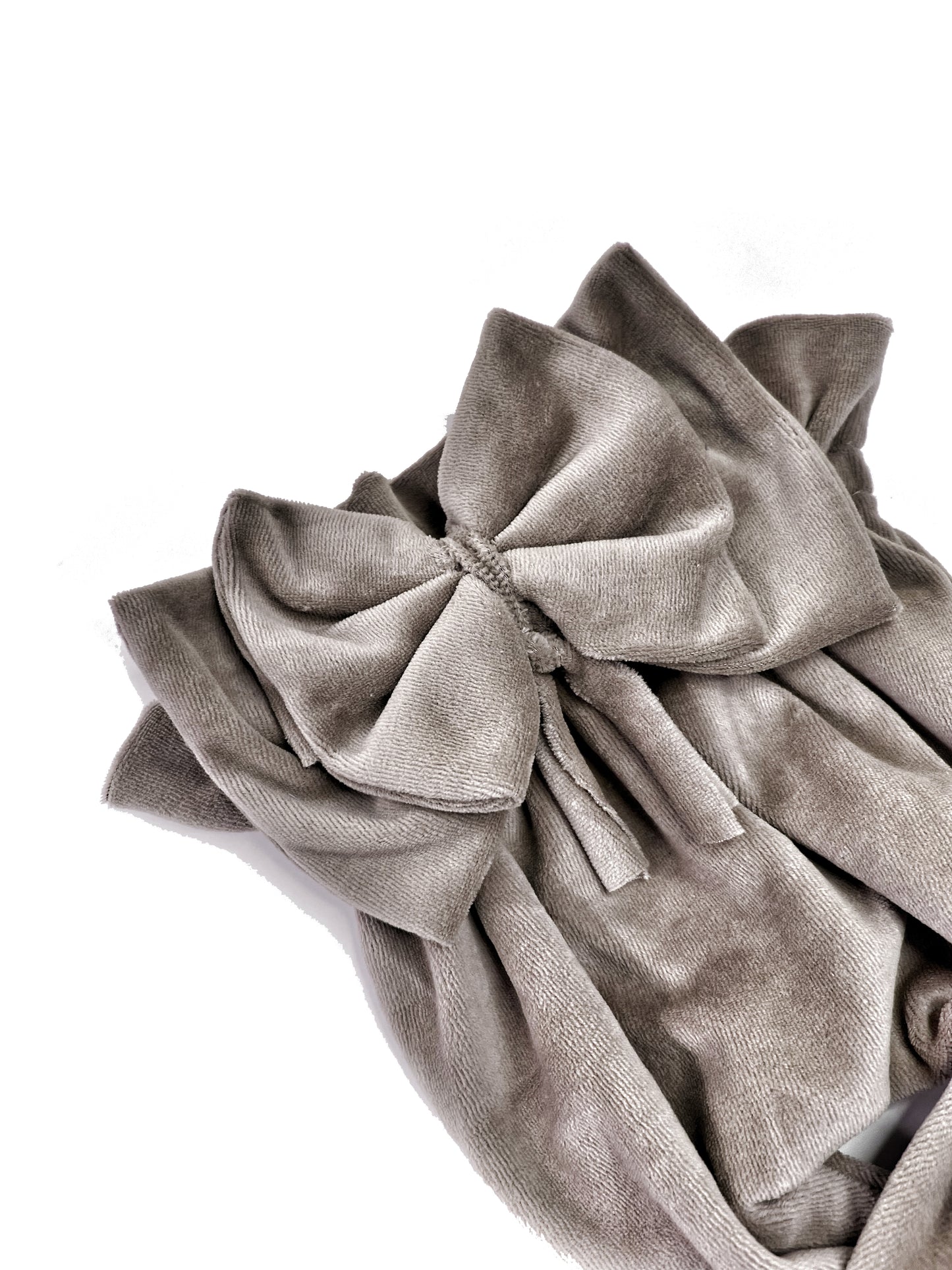 Paperbag Pants Taupe Velvet
