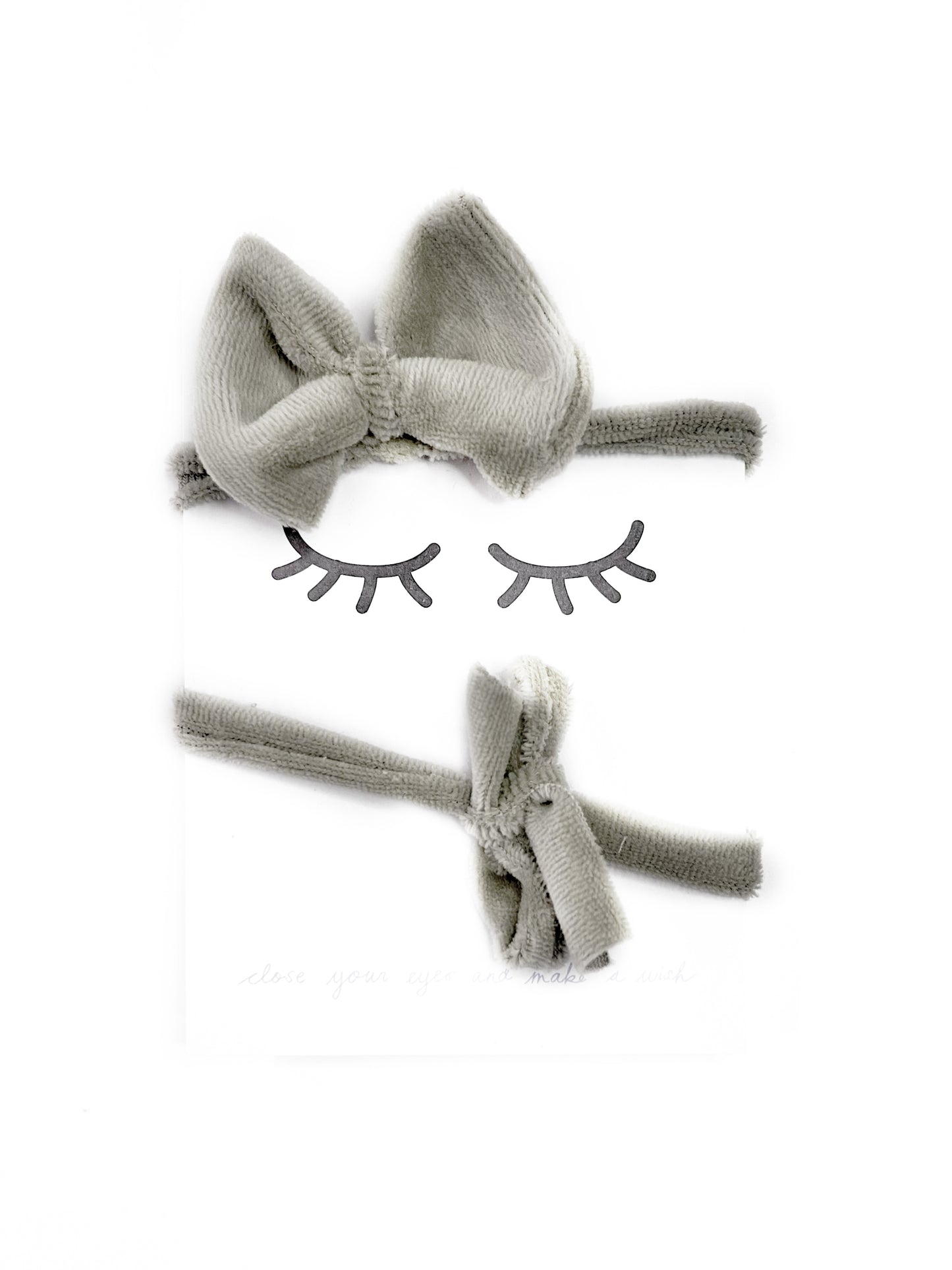 Sofortverkauf  One  Size  Bow Hair Band Sand Velvet