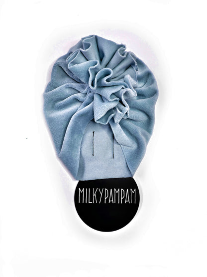 Turban Blue Velvet