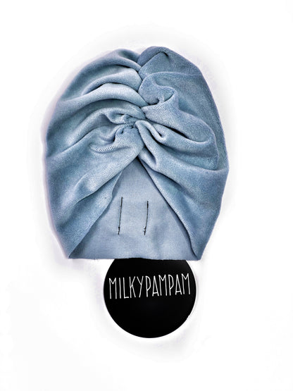 Turban Blue Velvet