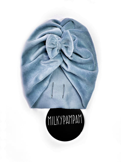 Turban Blue Velvet