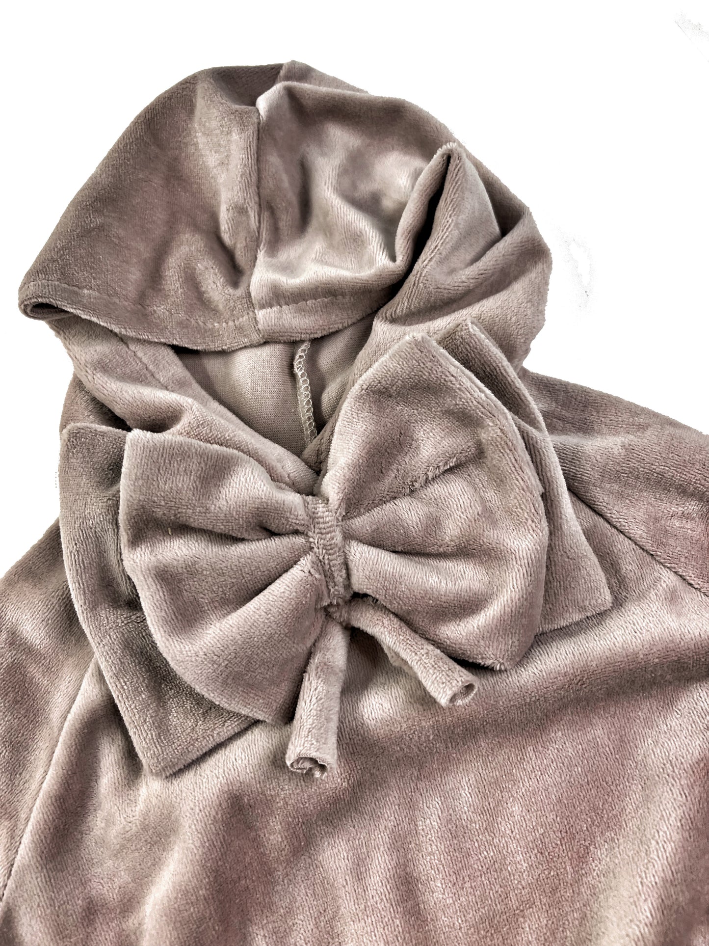 Hoodie Body & Sweater  Taupe Velvet