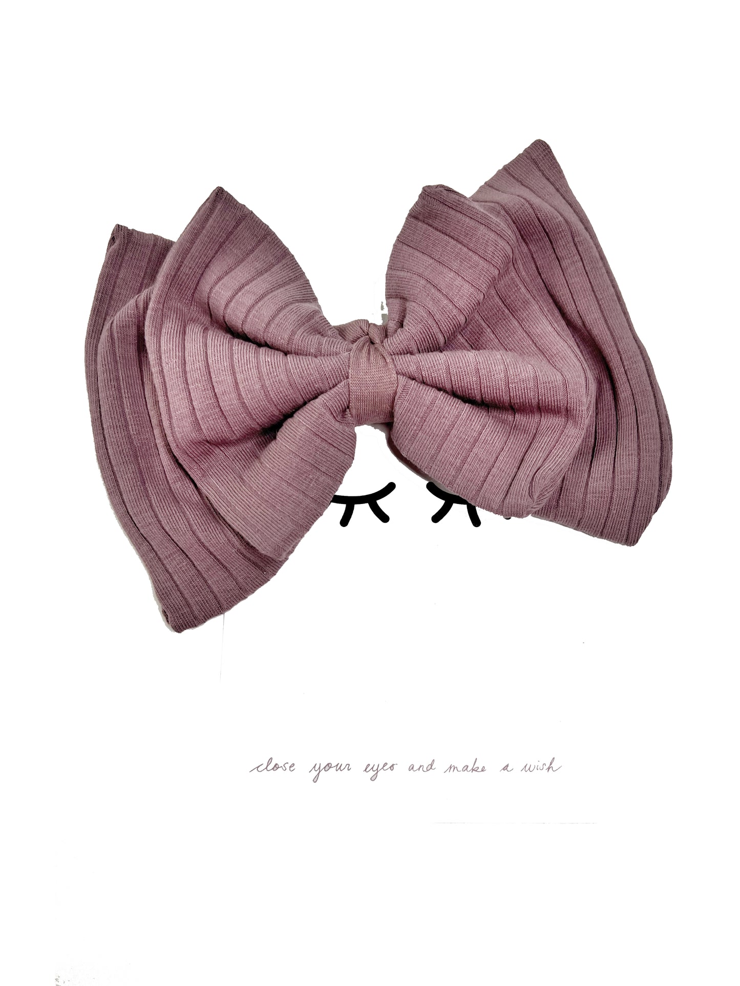 Hair Accessoires Mauve Rib