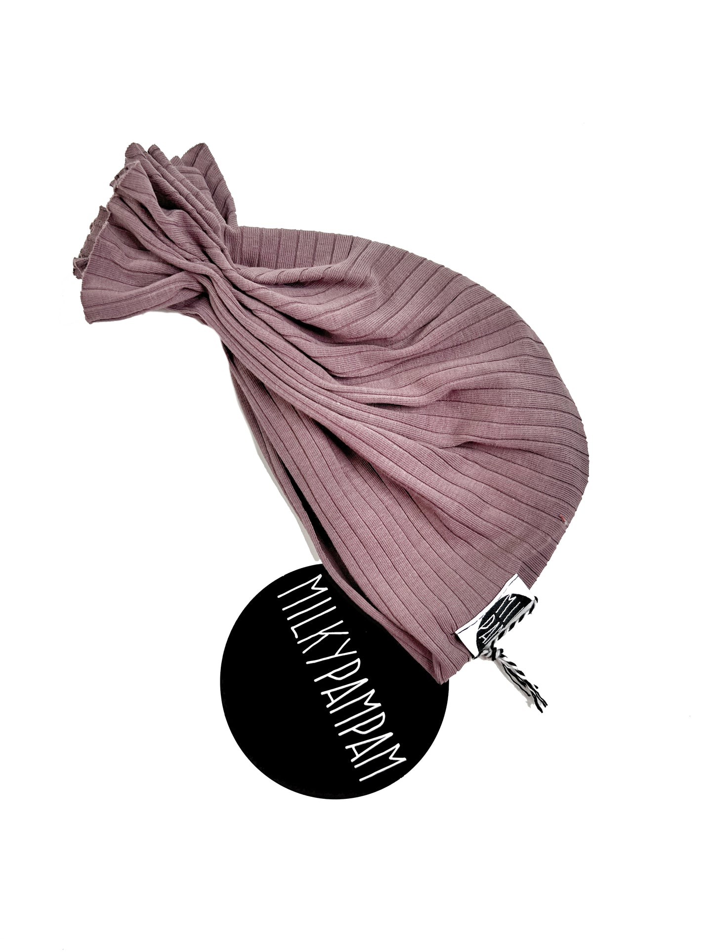 Turban Mauve Rib