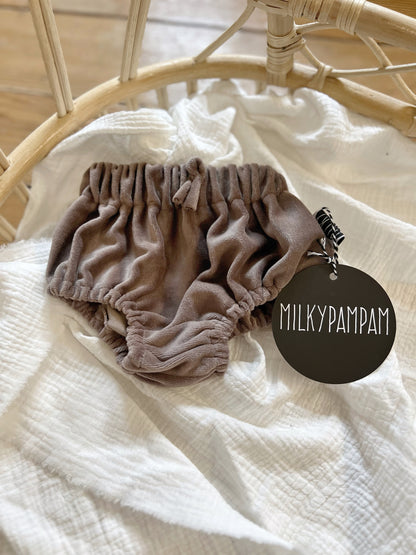 Bloomers Taupe Velvet