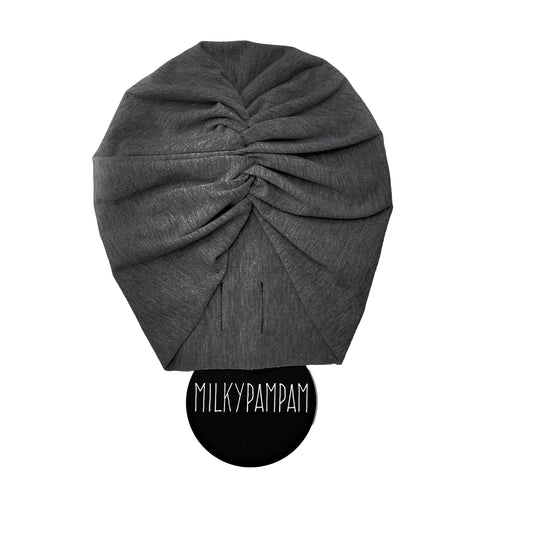 Size 4 : Adult Sofortverkauf Turban Minimal Anthracite Melange