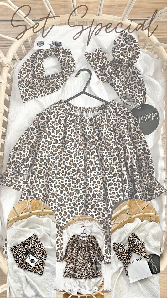 Safari Leopard Holy Dress Set