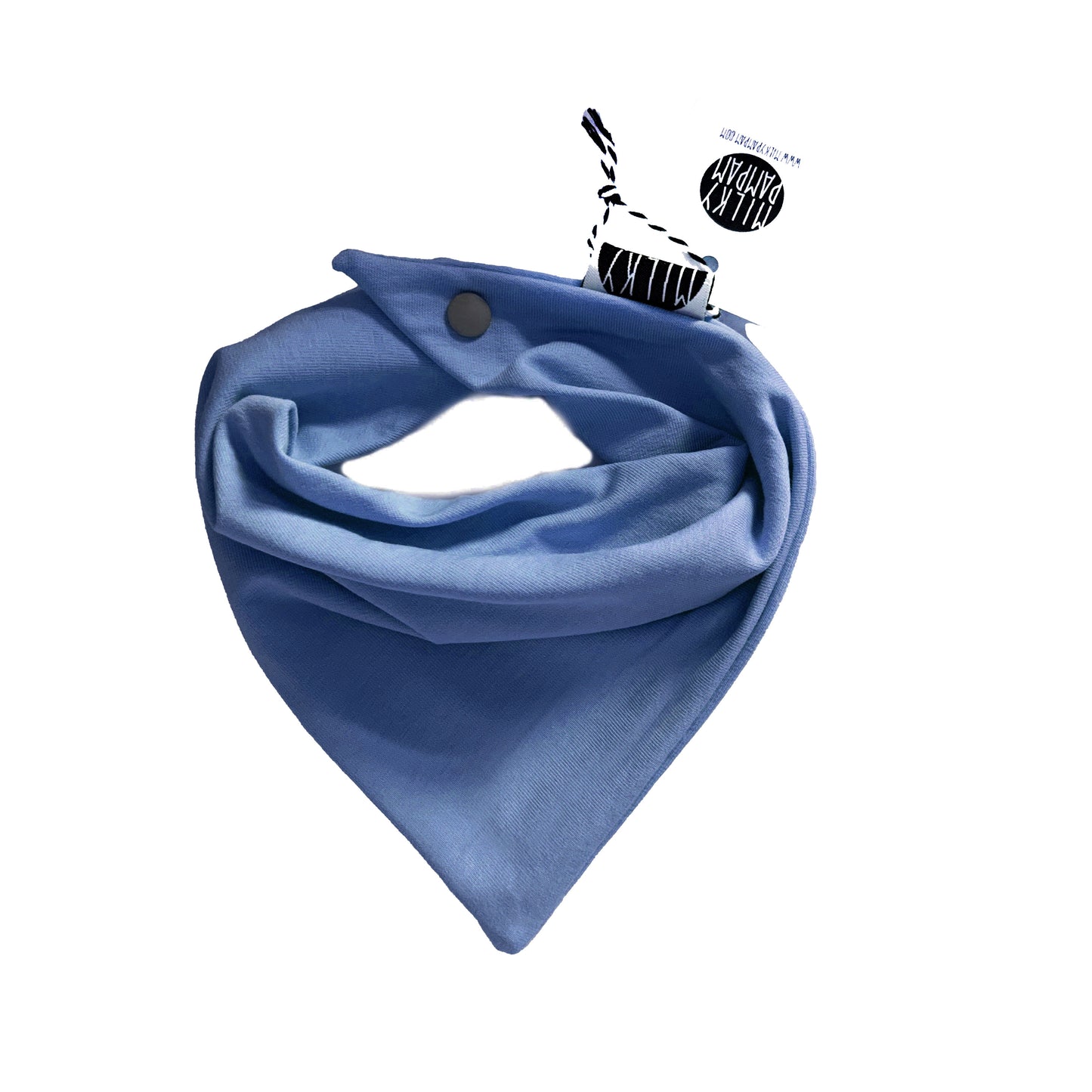 Sofortverkauf Simple Bib Halstuch Blue French Terry