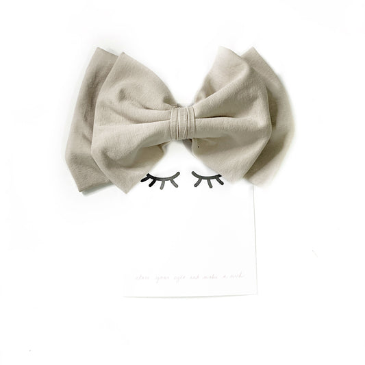 Sofortverkauf  Double Bow Hair Clip Sand