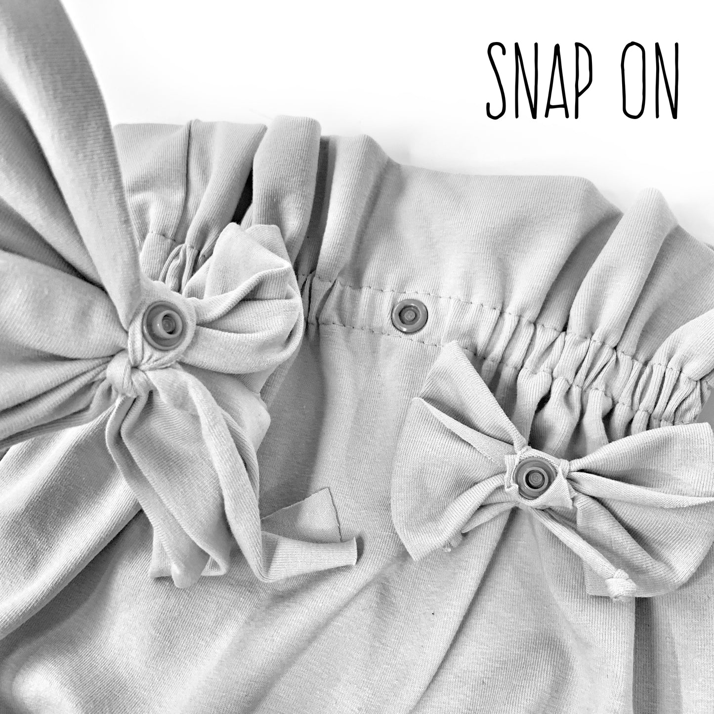 Snap On Bows Vintage Flowers