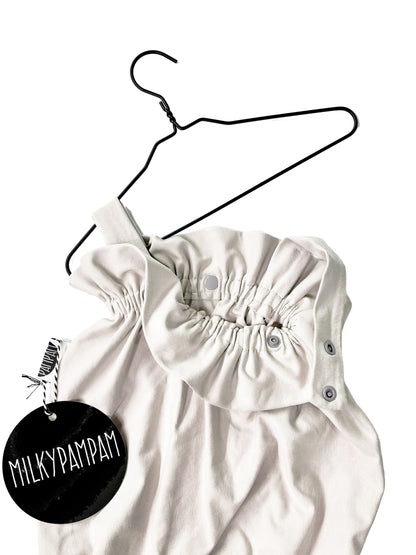 Paperbag Play Suit Cream