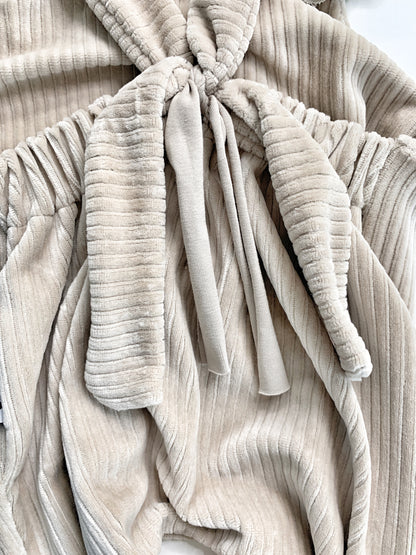 Salopette Cord Sand Frills