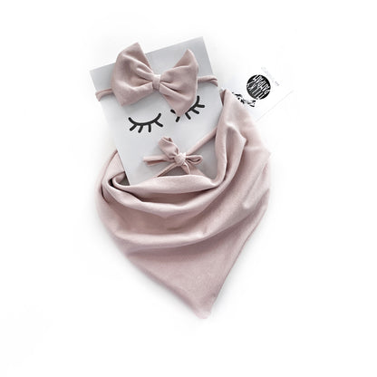 Set Jersey Simple Bib + Bow Hairband